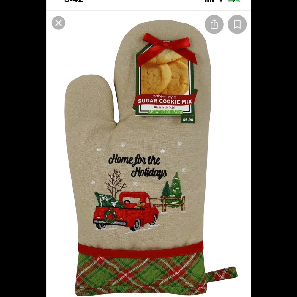 Gourmet Sugar Cookie Mix and Oven Mitt
